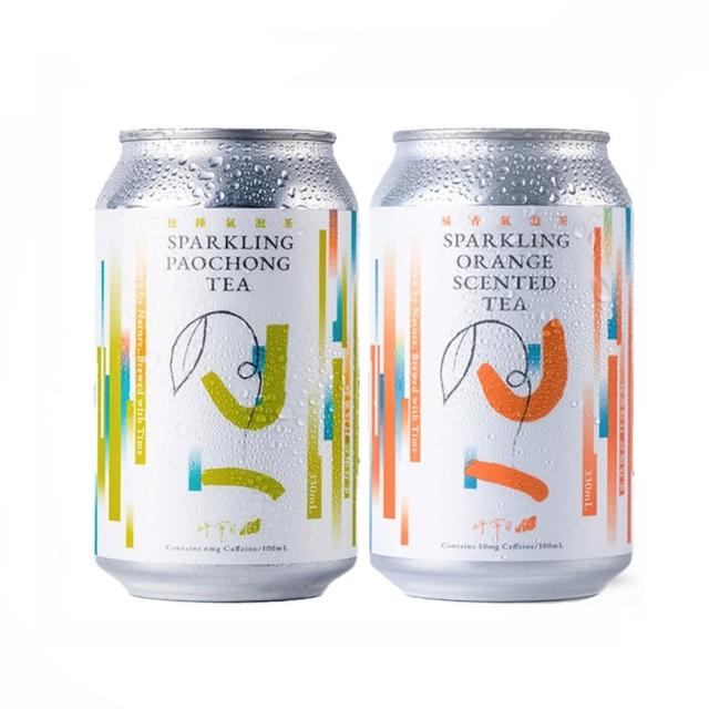 【PINGNA DAY 坪常日】氣泡茶-無糖包種/微糖橘香330mlx2箱(共48入;口味任選)
