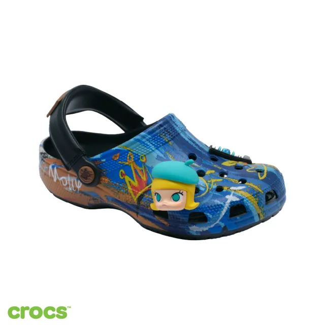 【Crocs】中性鞋 MOLLY 聯名 經典克駱格 洞洞鞋 七彩色(212962-90H)