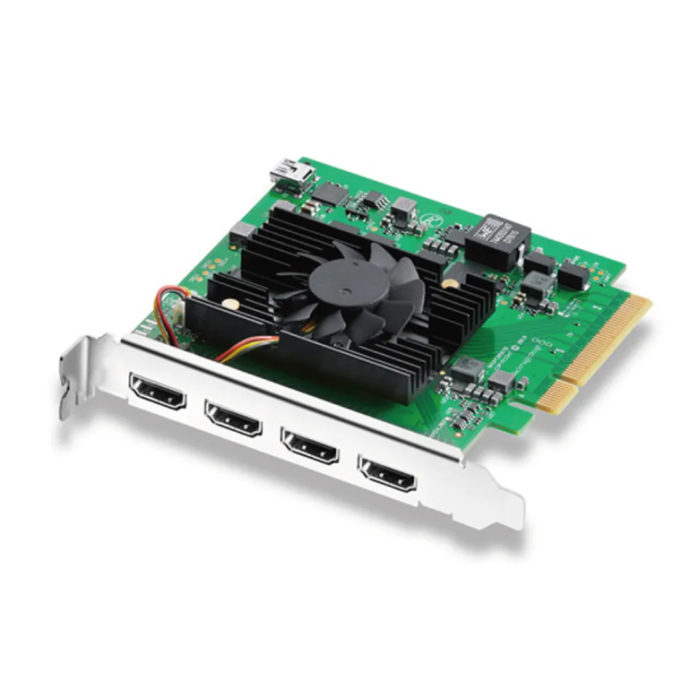 【Blackmagic Design】DeckLink Quad HDMI Recorder  四路 HDMI 擷取卡(BDLKDVQDHDMI4K)