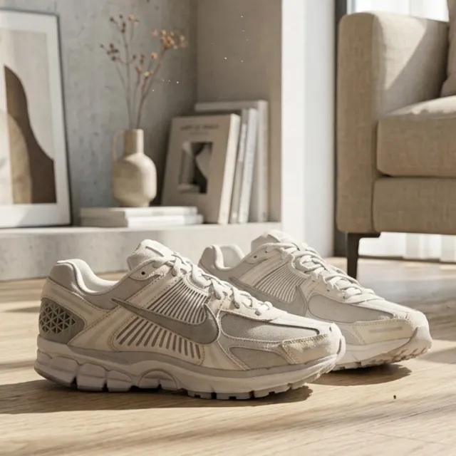 【NIKE 耐吉】運動鞋 慢跑鞋 休閒鞋 V5 W NIKE ZOOM VOMERO 5 女鞋 男鞋 液態銀 白灰銀 多款(HF7723-100&)