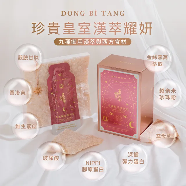 【Dong Bi Tang 東璧堂】奇蹟賦活美妍飲 1入組(1盒14入/奇蹟飲/官方直營)