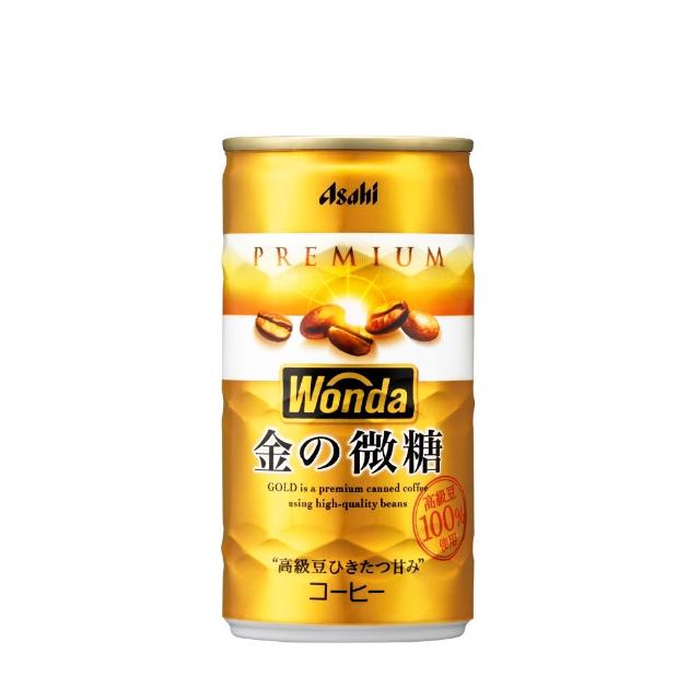 【ASAHI 朝日】官方直營 WONDA金的微糖咖啡182mlx30入/箱