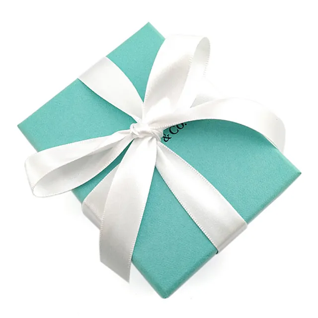 【Tiffany&Co. 蒂芙尼】心心相映迷你吊牌墜飾925純銀粉藍瓷項鍊