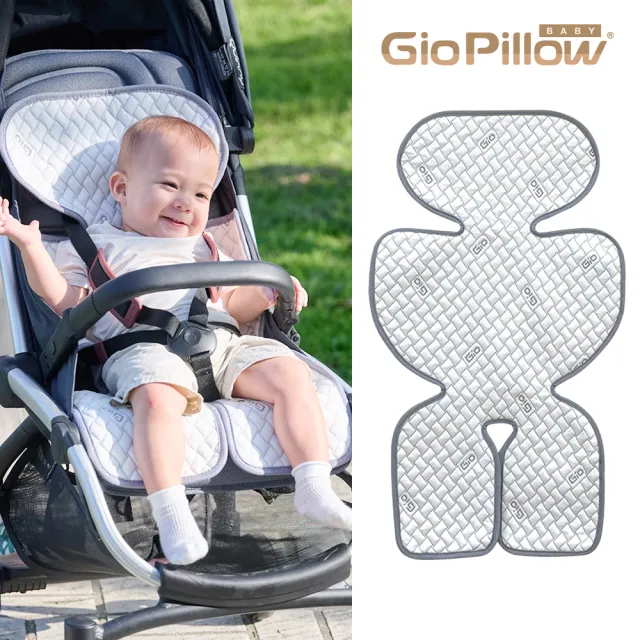 【GIO Pillow】冰巢推車涼感墊 通用各式車款(推車涼墊 汽座涼墊 嬰兒推車坐墊 涼墊 涼感墊 可水洗 韓國)