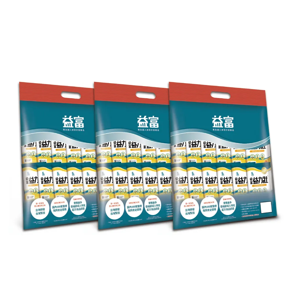 【益富】益力壯營養均衡配方 方便包 56g*24入*3袋(高蛋白)