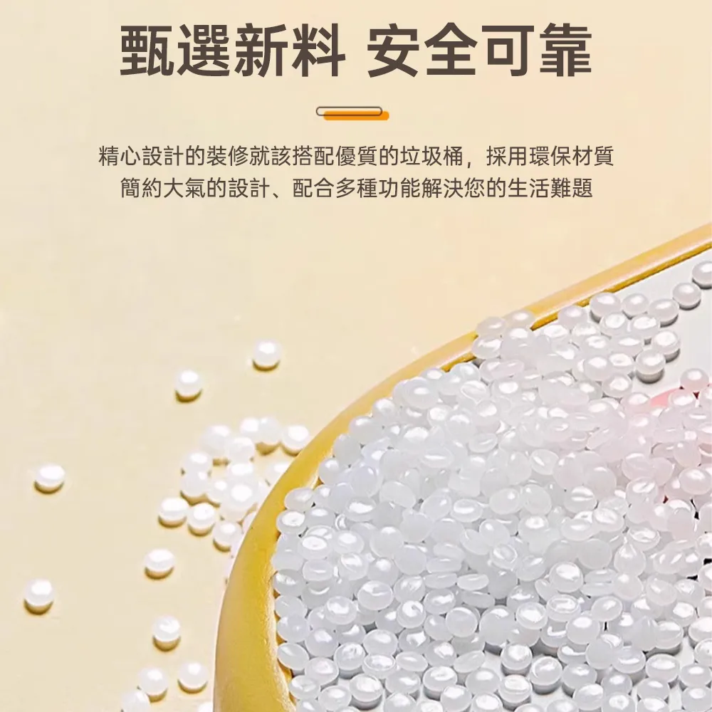 【巧可】庭院垃圾桶 80L灰色特厚加大容量掀蓋式垃圾桶 商用垃圾桶 戶外垃圾桶 帶蓋除臭垃圾桶 回收桶