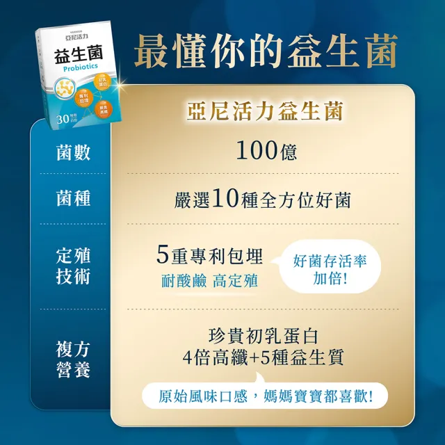 【YANNIGO 亞尼活力】亞尼活力益生菌粉隨身包(30包/盒)