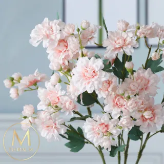 【Floral M】居家花仙子芍藥氣質粉仿真花花材1入組(人造花/仿真花/假花/花藝DIY/裝飾花材)