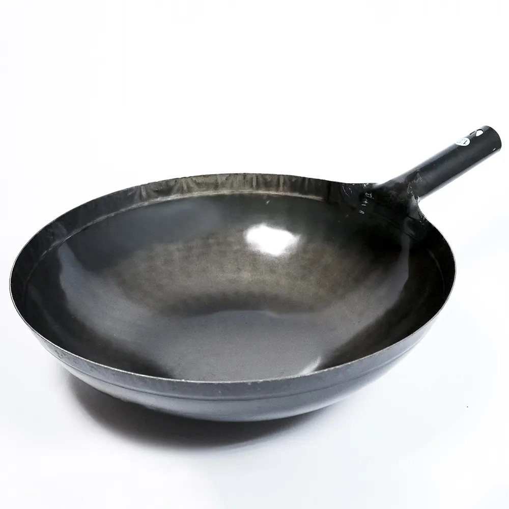 【福介商店】山田工業所 職人手作 鐵柄中華炒鍋 36cmx1.2mm(不沾鍋 阿嬤鍋 黑鐵鍋 手工一片鐵錘打)