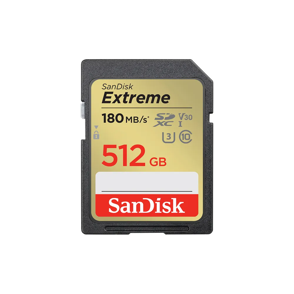 【SanDisk 晟碟】Extreme SD UHS-I 記憶卡 512GB(公司貨)