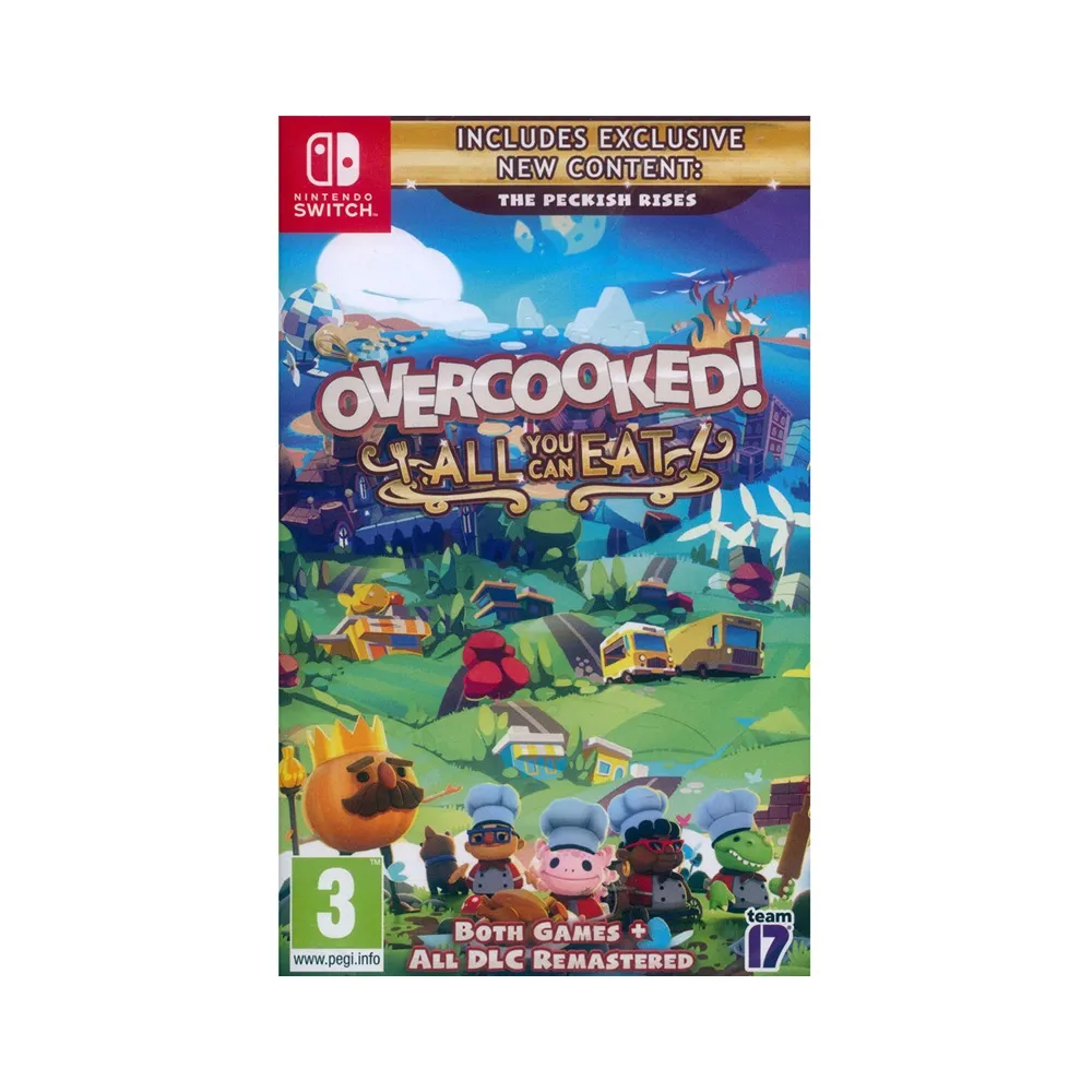 【Nintendo 任天堂】NS Switch 胡鬧廚房！全都好吃 中英日文歐版(煮過頭大合輯 Overcooked)