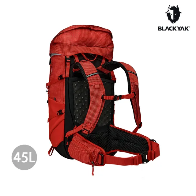 【BLACKYAK】DELTA 45L登山背包[紅色]運動配件 休閒包 後背包 登山包 旅行｜BYFB1NBF02