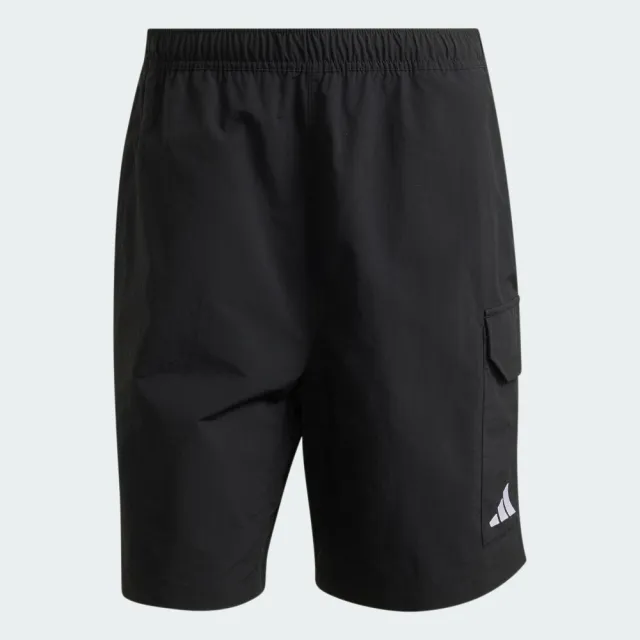 【adidas 愛迪達】MUSTHAVES 工裝風運動短褲 男 KW3375