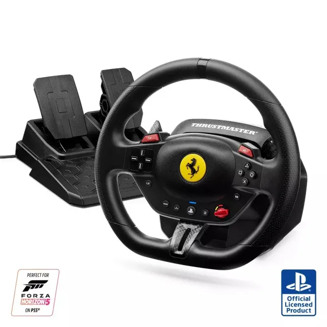 【THRUSTMASTER 圖馬斯特】T98-P FERRARI 296 GTB 賽車模擬方向盤(支援PS5/PS4/PC)