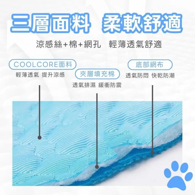 【享屋】寵物涼感墊-M號(寵物涼墊 寵物墊 寵物冰墊 冰墊 寵物睡墊 寵物涼感床 寵物涼感墊)