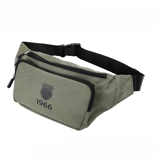 【K-SWISS】運動腰包 Fanny Pack-橄欖綠(BG368-397)