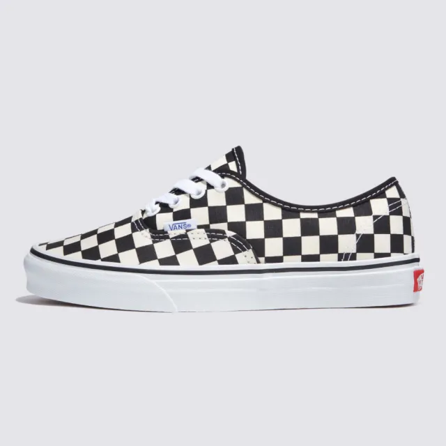 【VANS】官方旗艦 Authentic 黑白色棋盤格滑板鞋 CORTIS