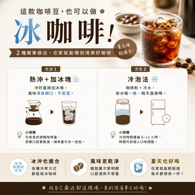 【探索咖啡】冰沖推薦任選2入組｜星鑽金杯・尊爵金杯｜454g×2｜咖啡豆