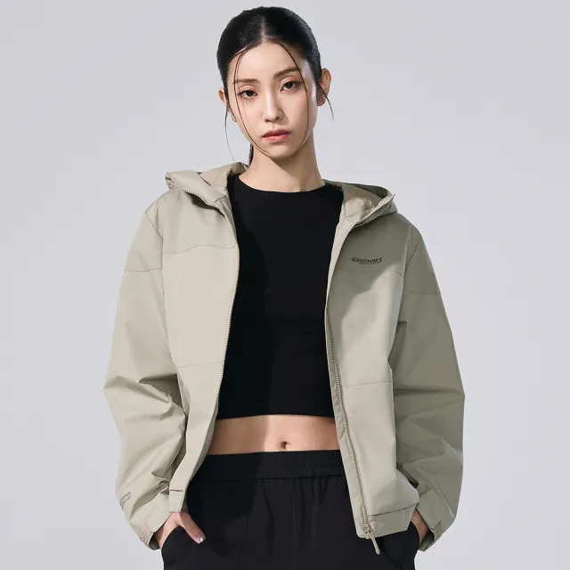 【Discovery Expedition】GORE WINDSTOPPER 女版防風外套 機能連帽外套 防水 抗UV (DWWJ3D061-BGL)