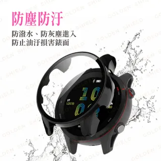 【GOLDEN SHIELD】Garmin Venu 4 3 一體式保護殼 3s 2 Plus 2s Vivoactive 6 5 PC+鋼化玻璃 錶殼+玻璃膜