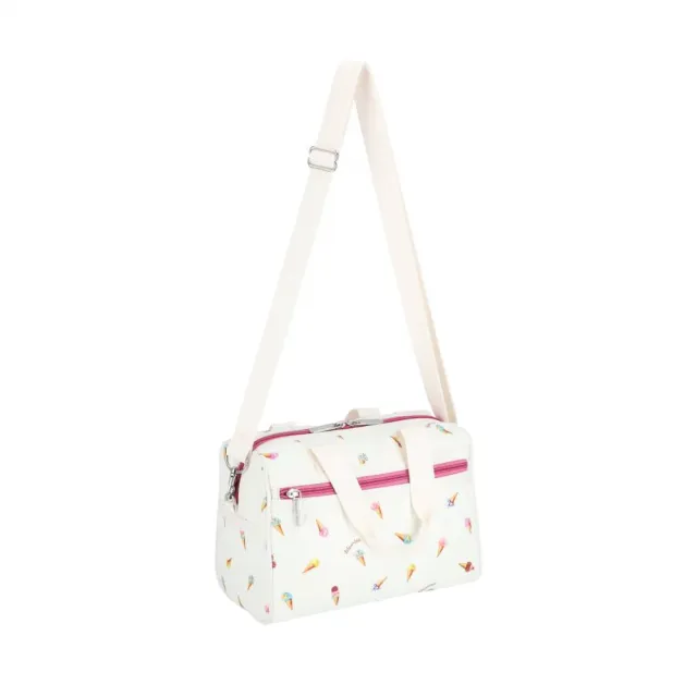 【Lesportsac】Everyday SM Satchel 小型日常 手提肩背兩用包 送禮 禮物 推薦 女包(繽紛冰淇淋)