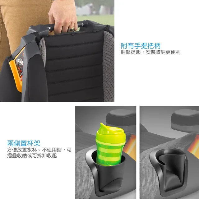 【Chicco】GoFit Plus汽車輔助增高座墊風尚版