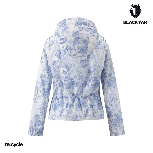 【BLACKYAK】女 FLOWER防風外套[二色]春夏 輕薄 透氣 花卉圖樣 顯瘦|FB1WJ006