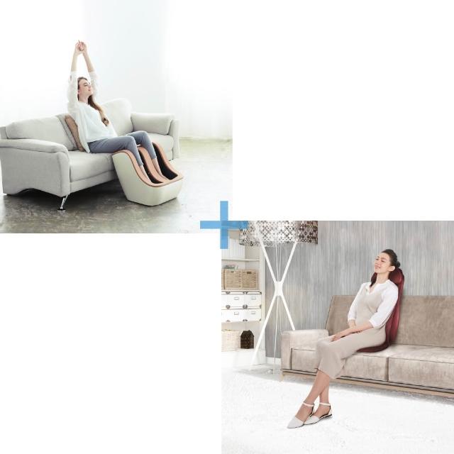 【JOHNSON 喬山】Nest 新世代秀腿機+3D多感舒摩背墊