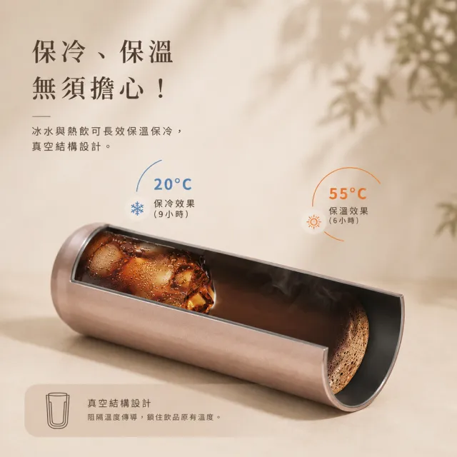【Maru 丸山製研】保溫杯買1送1_鈦瓷316不銹鋼保溫杯720ml(直飲杯/飲料環保杯/輕量保溫瓶)