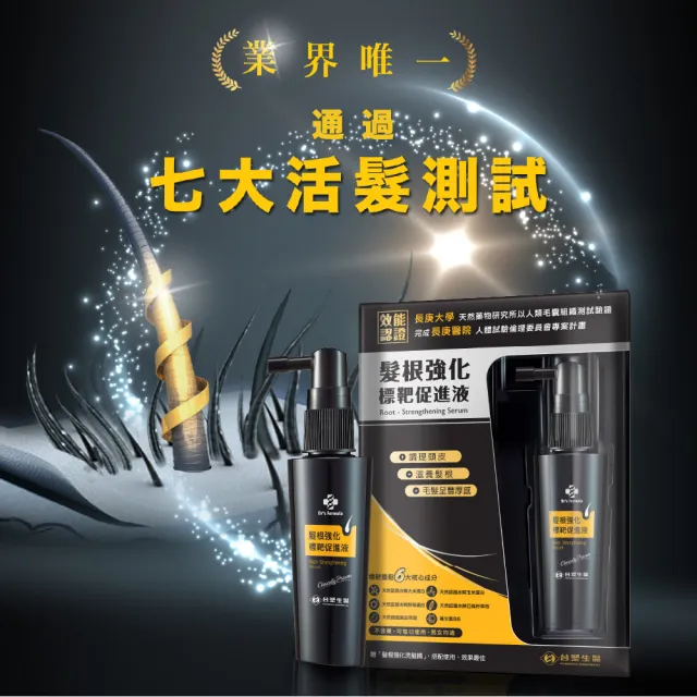 【Dr’s Formula 台塑生醫】髮根標靶健髮洗髮精580g+促進液3D滾珠x2