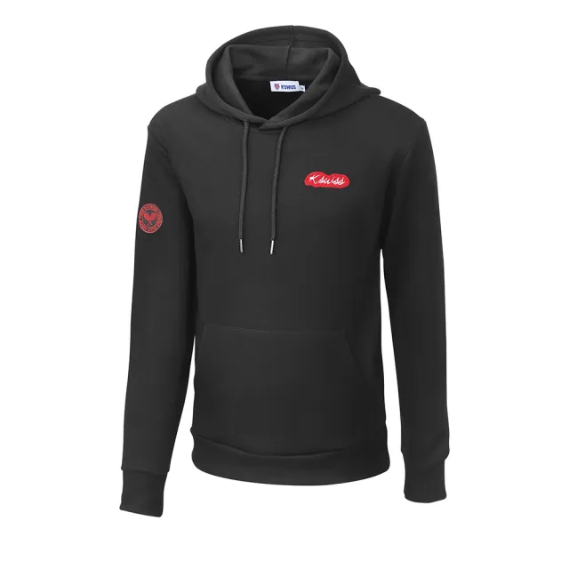 【K-SWISS】連帽上衣 Hoodie 男 黑