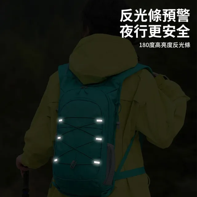 【Starshop】雙11 戶外輕量登山包 徒步防水背包 後背包 雙肩包 旅行袋 露營包 運動包 健行包 (反