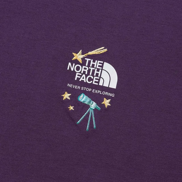 【The North Face】TNF 短袖上衣 W CITY TRAVERSE RELAXED SS TEE GRAPHIC - 女 紫 (NF0A8GXBG5O)