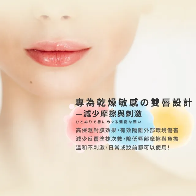【近江兄弟】Deepner深層保濕潤唇膏-2.3g 單入(薄荷/無香/低刺激)