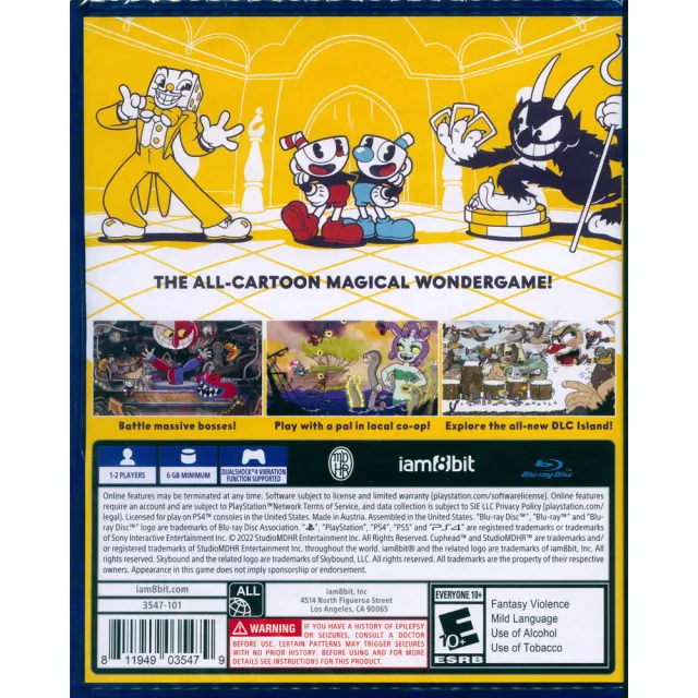 【SONY 索尼】PS4 茶杯頭 Cuphead(中英日文美版)