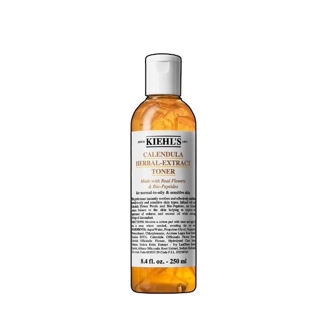 【Kiehl’s 契爾氏】官方直營 金盞花植物精華化妝水250ml限搶組(Kiehl’s/化妝水/保濕舒緩)