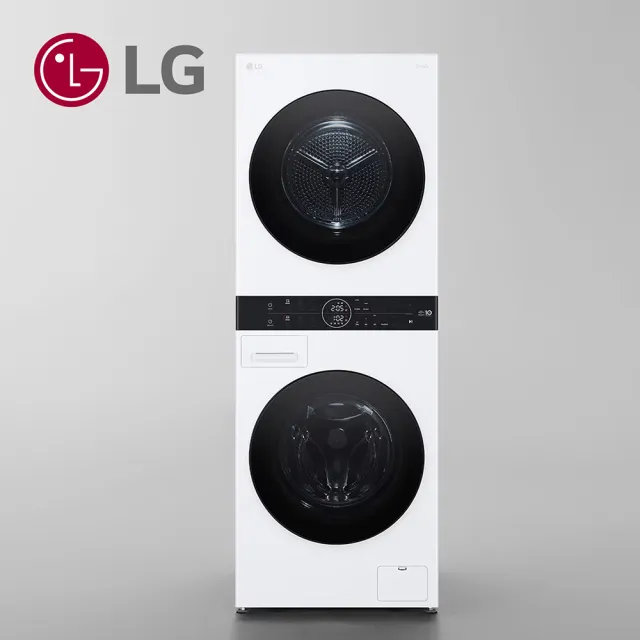【LG 樂金】家電快配13公斤+10公斤◆ WashTower AI智控洗乾衣機(WD-S1310W)