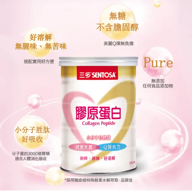 【SENTOSA 三多】膠原蛋白2入組(共600g)