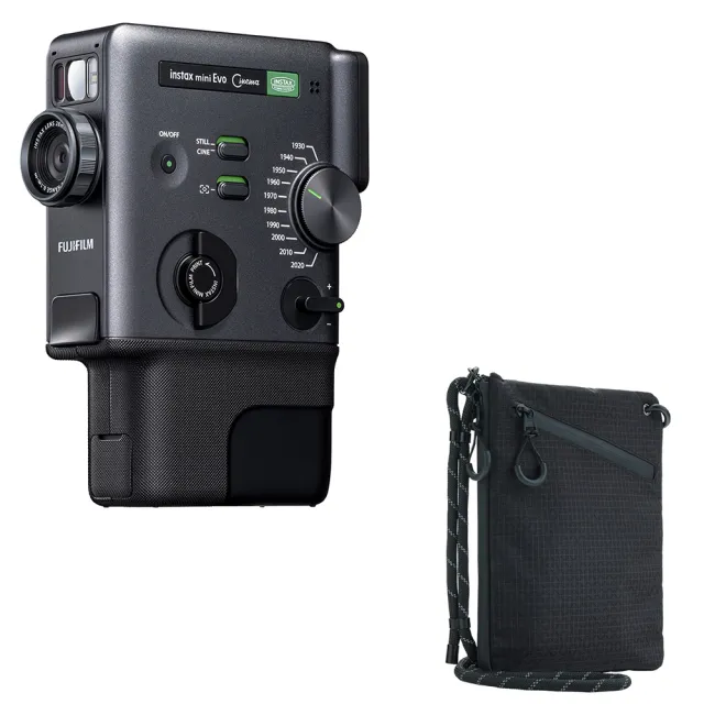【FUJIFILM 富士】富士 FUJIFILM instax mini Evo Cinema 混合式數位馬上看相機 可錄影 恆昶公司貨