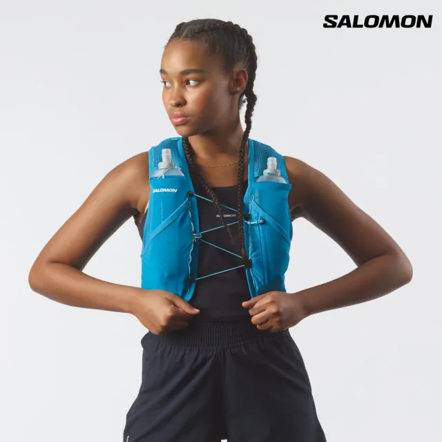 【salomon】ACTIVE SKIN 8 水袋背包組 多瑙河藍/藍