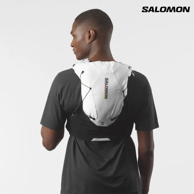 【salomon】ADV SKIN 12 RACE FLAG 水袋背包組 黑/白
