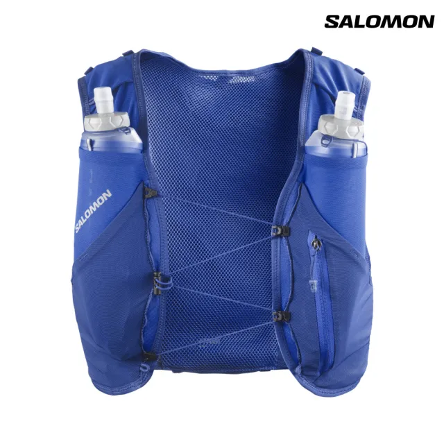 【salomon】ADV SKIN 5 水袋背包組 海藍/利摩藍