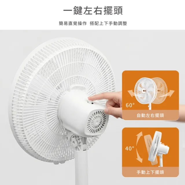 【Kolin 歌林】16吋擺頭循環立扇(KF-SD2646)