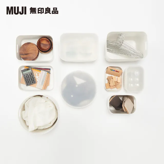 【MUJI 無印良品】軟質聚乙烯收納盒/大