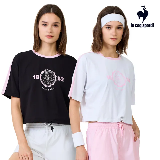 【LE COQ SPORTIF 公雞】吸濕排汗 抗UV短袖T恤 女款 3色 LWX22002