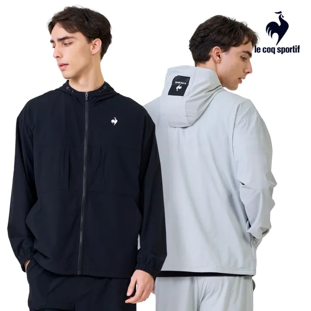 【LE COQ SPORTIF 公雞】抗UV 防潑水防風外套 男女款 4色 LWX61062_LWX62062