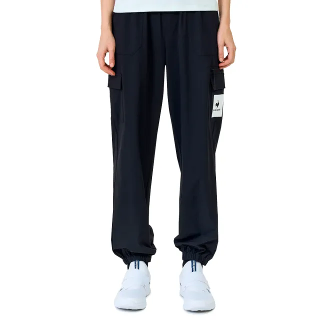 【LE COQ SPORTIF 公雞】抗UV 防潑水平織運動長褲 男女款 3色 LWX81072_LWX82072
