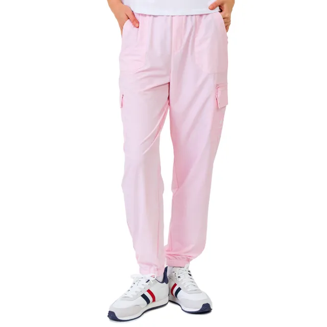 【LE COQ SPORTIF 公雞】抗UV 防潑水平織運動長褲 男女款 3色 LWX81072_LWX82072