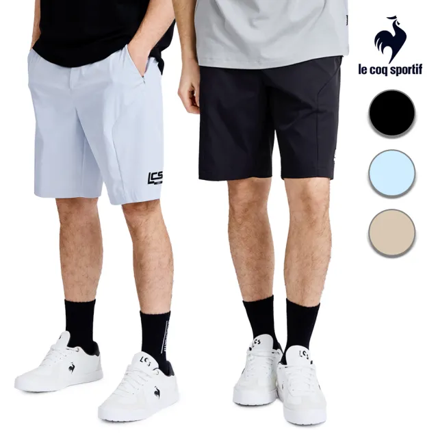 【LE COQ SPORTIF 公雞】平織休閒短褲 男款 3色 LWX81081