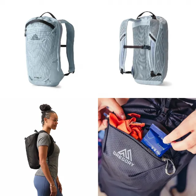 【Gregory】後背包 14L Nano 聖人白 登山 戶外 雙肩背 153055A797